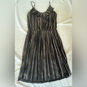 Little black and gold dress